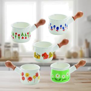 PLUNE ADERIA聯名復古琺瑯牛奶鍋550ml