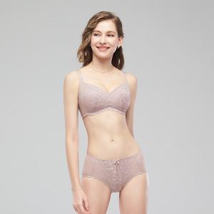【思薇爾】輕沁舒系列B-F罩無鋼圈涼感蕾絲包覆女內衣(靜謐膚)