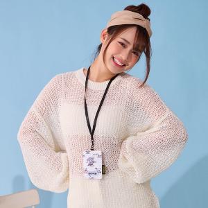 史努比SNOOPY-海灘票卡證件套-米白色