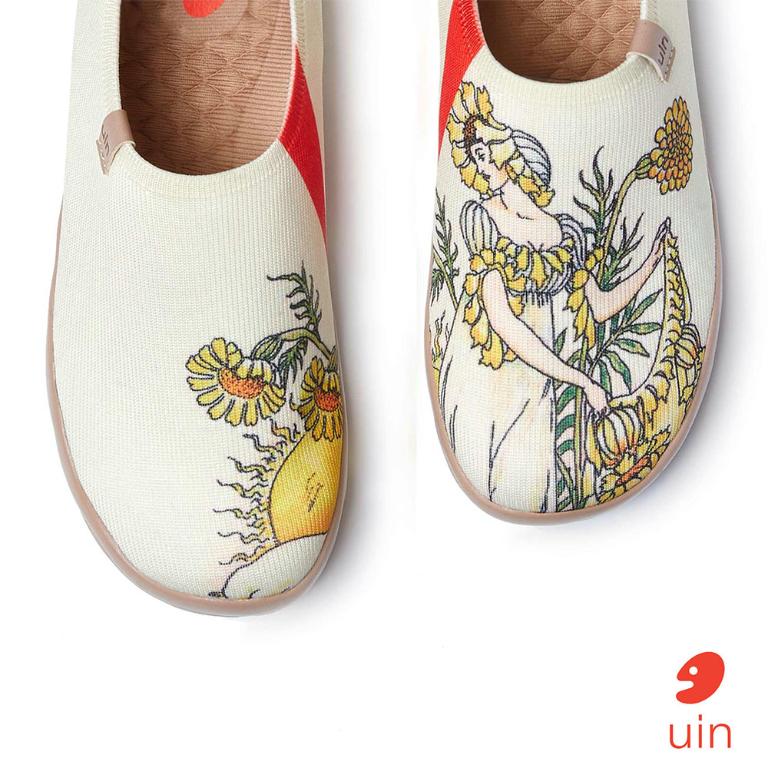 uin 西班牙原創設計 女鞋 帆布鞋 懶人鞋 莎士比亞 仲夏夜之夢2彩繪休閒鞋W1011429