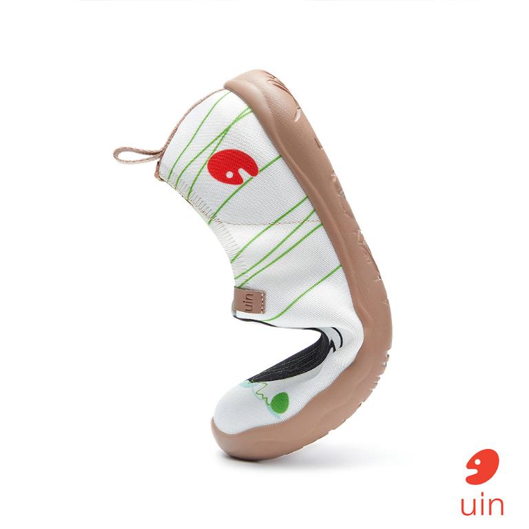 uin 西班牙原創設計 女鞋 帆布鞋 懶人鞋 躺平笨貓彩繪休閒鞋W1011470