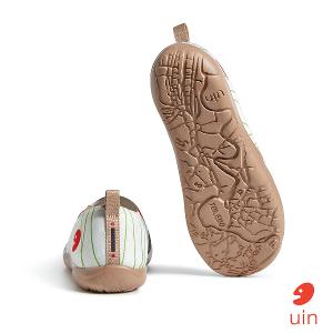 uin 西班牙原創設計 女鞋 帆布鞋 懶人鞋 躺平笨貓彩繪休閒鞋W1011470