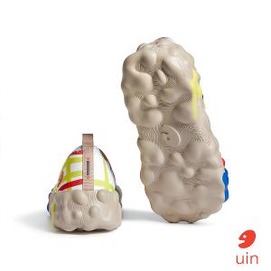 uin 西班牙原創設計 女鞋 帆布鞋 懶人鞋 蒙德里安 紐約之城1彩繪休閒鞋W1711439