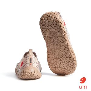 uin 西班牙原創設計 女鞋 帆布鞋 懶人鞋 穆夏 黑髮女郎與金髮女郎彩繪休閒鞋W1711436