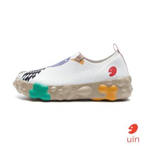 uin 西班牙原創設計 女鞋 帆布鞋 懶人鞋 康定斯基 小世界1彩繪休閒鞋W1711438