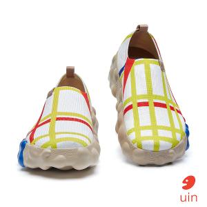 uin 西班牙原創設計 女鞋 帆布鞋 懶人鞋 蒙德里安 紐約之城1彩繪休閒鞋W1711439