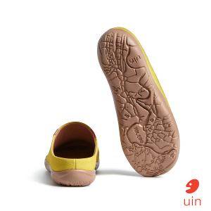 uin 西班牙原創設計 女鞋 半包鞋 半拖鞋 帆布鞋 懶人鞋 保持開心3彩繪休閒鞋W1221591