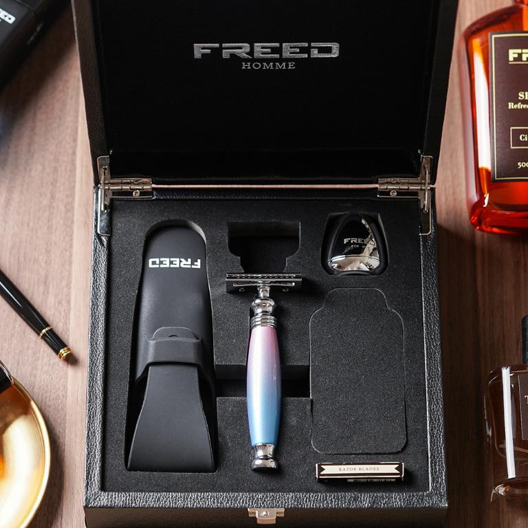 FREED 二週年特仕版尊爵四件組雙刃刮鬍刀禮盒 - 獨角獸