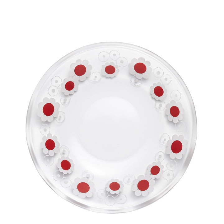 石塚硝子 昭和復古透明玻璃小碟12cm