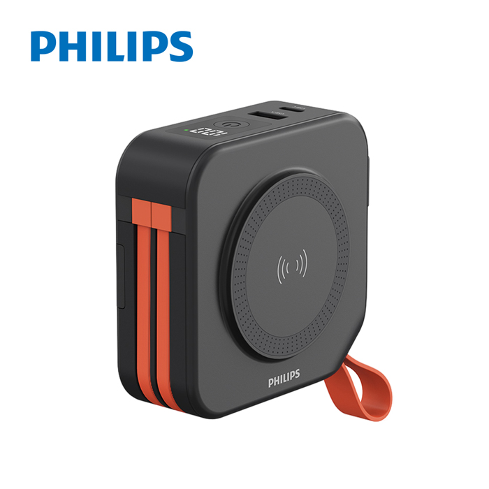 【Philips飛利浦】10000mAh多功能十合一螢幕顯示行動電源