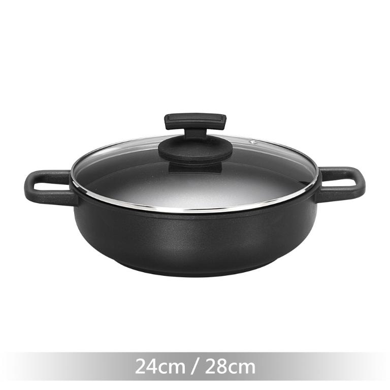 【義大利Olympia】鑄造雙耳淺鍋