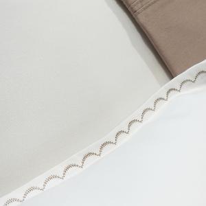 【ROYAL HOME】海藻紗床包枕套三件組(贈午安枕套)-藕色