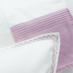 【ROYAL HOME】海藻紗床包枕套三件組(贈午安枕套)-粉紅色