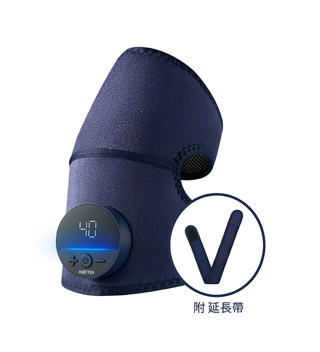 輝葉 震關健 KNEEBUZZ(多功能石墨烯熱感按摩器)/2入組 (HY-762-BU-D)