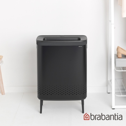 Brabantia BO Laundry Bin Hi洗衣桶 2X45L-尊爵黑