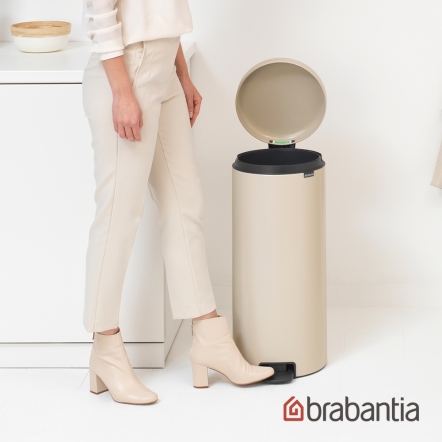 Brabantia NEWICON環保垃圾桶 月牙白-30L
