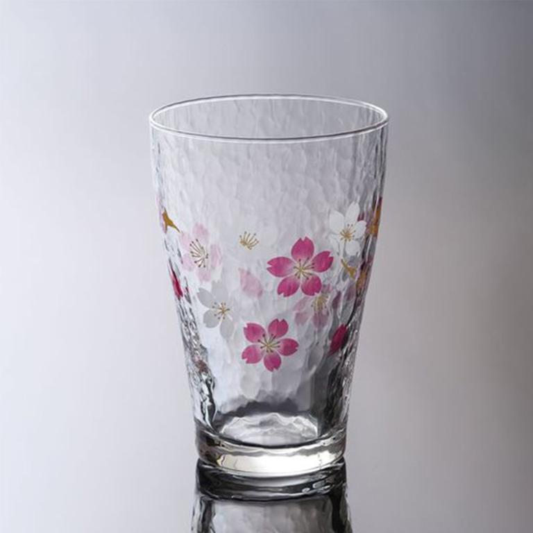 東洋佐佐木 槌紋櫻花玻璃杯-300ml