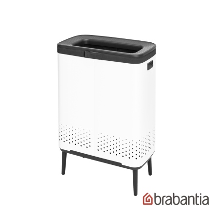 Brabantia BO Laundry Bin Hi洗衣桶 2X45L-純淨白