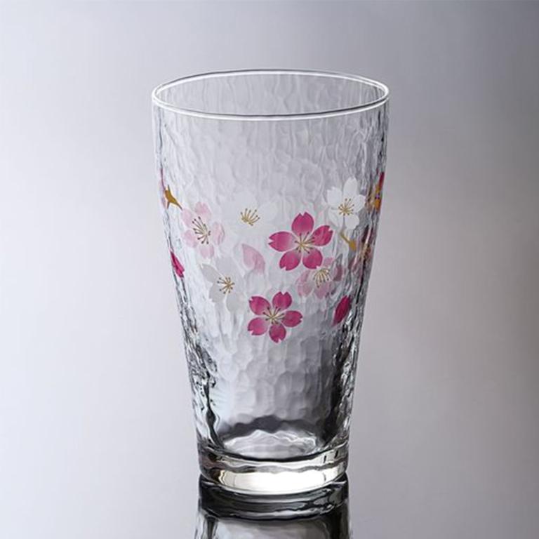 東洋佐佐木 槌紋櫻花玻璃杯-375ml