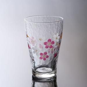 東洋佐佐木 槌紋櫻花玻璃杯-300ml