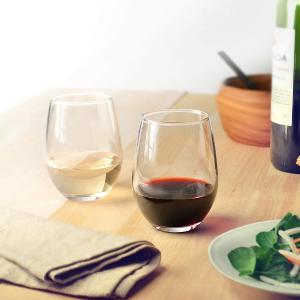 東洋佐佐木 蛋型玻璃杯 透明酒杯 325ml (2入組)