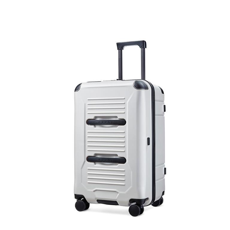 AZPAC Trucker 基本款｜26吋防爆拉鍊旅行箱/登機箱-象牙白