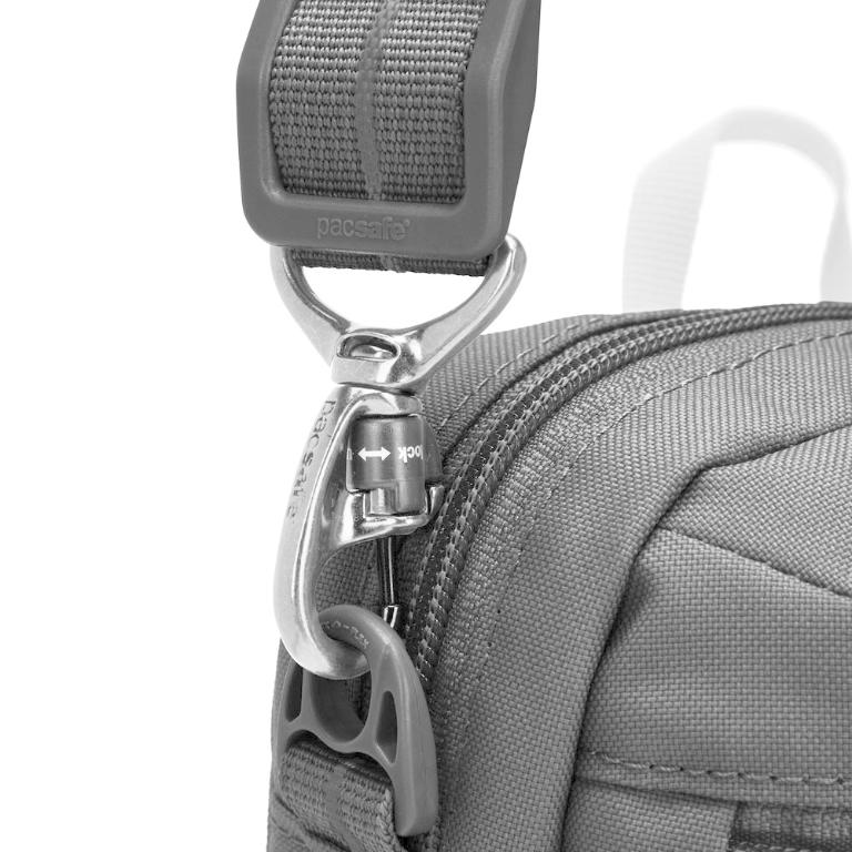 Pacsafe Go 隨行防盜斜背小方包 4.5L-黑色