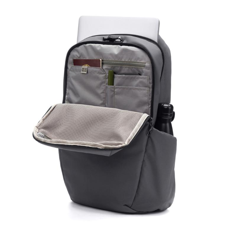 Pacsafe V 20L 防盜探險後背包 (20L)-岩石灰