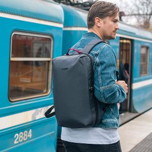 Pacsafe  X 城市商務 防盜16吋電腦後背包 (18L)-黑色