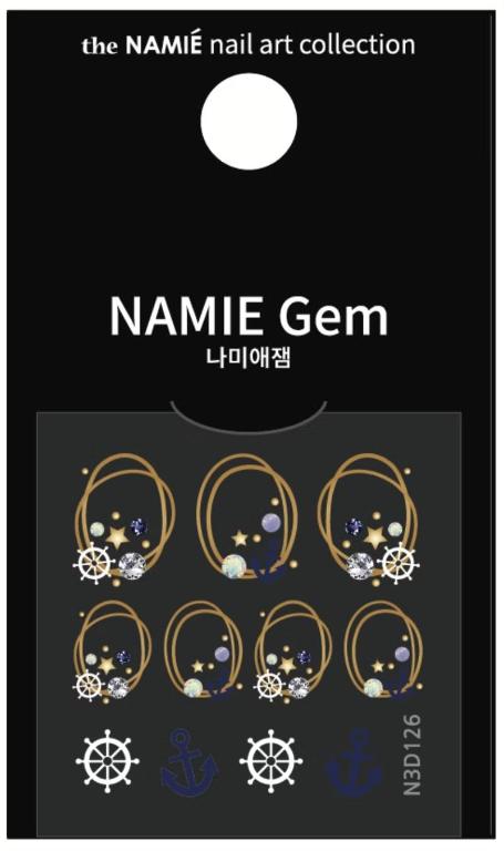 NAMIE Gem 美甲裝飾藝術貼紙 3D 126