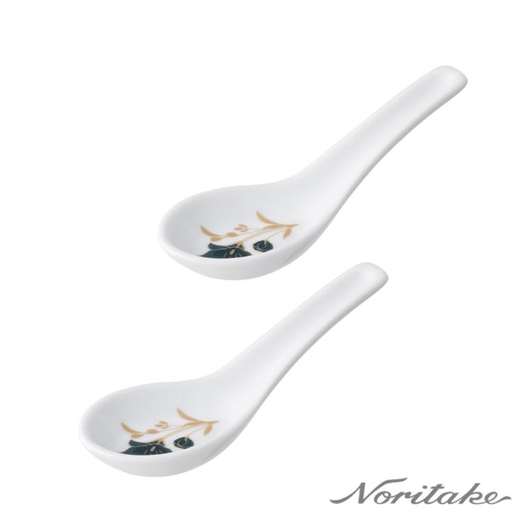 Noritake 綺麗之境-白湯匙12CM(可微波)(2入)