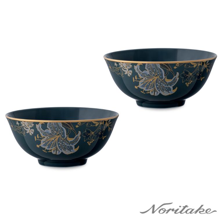 Noritake 綺麗之境-綠飯碗12CM(可微波)(2入)