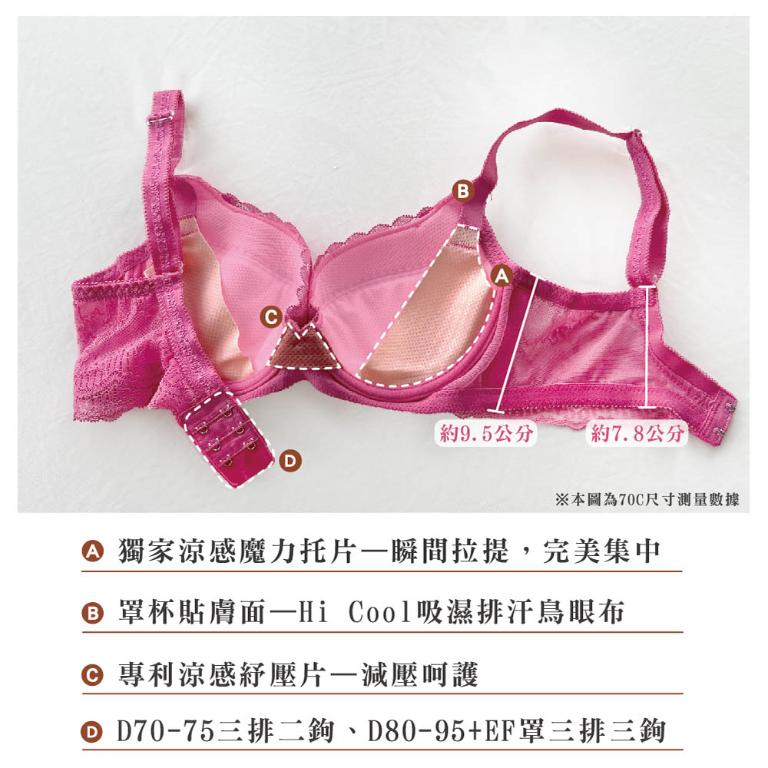 【思薇爾】撩波薔薇天使系列D-F罩涼感抗菌蕾絲集中包覆女內衣(黑色)