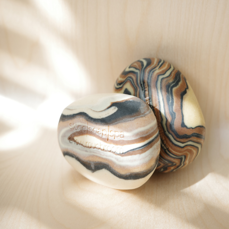 琥珀橙舞 鵝卵石香氛輕柔磨砂皂 334