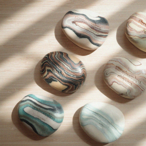 琥珀橙舞 鵝卵石香氛輕柔磨砂皂 334