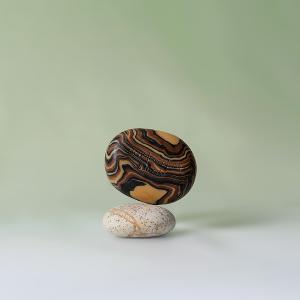 琥珀橙舞 鵝卵石香氛輕柔磨砂皂 334