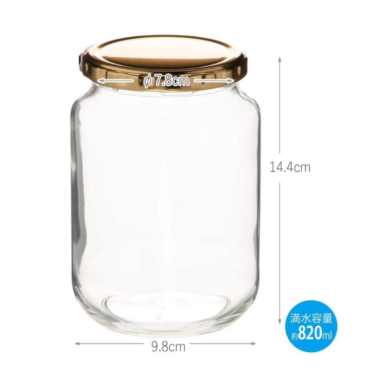 東洋佐佐木 透明玻璃儲存罐-90ml~820ml