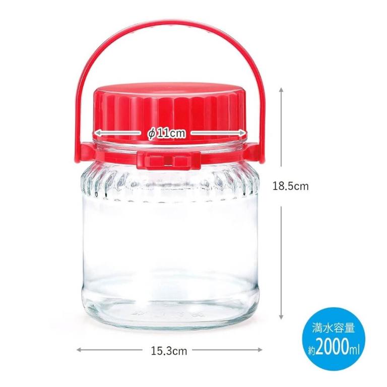 東洋佐佐木 玻璃醃漬儲物罐-2L~8L