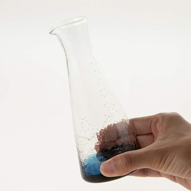 東洋佐佐木 日本八千代窯 金箔冷酒壺300ml-德利