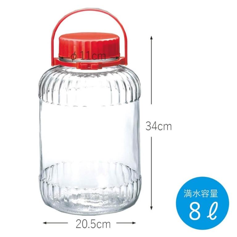 東洋佐佐木 玻璃醃漬儲物罐-2L~8L