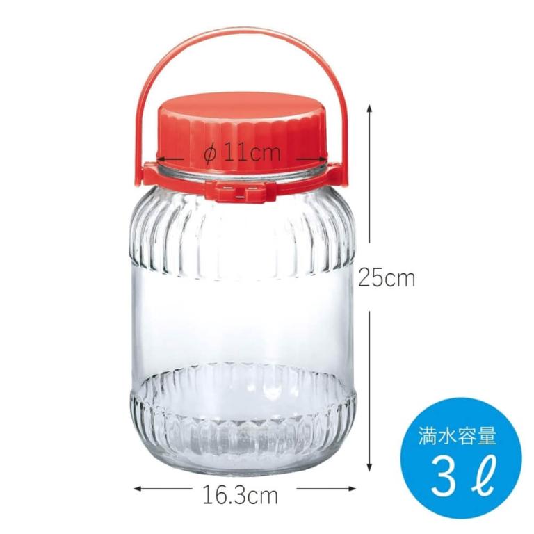 東洋佐佐木 玻璃醃漬儲物罐-2L~8L