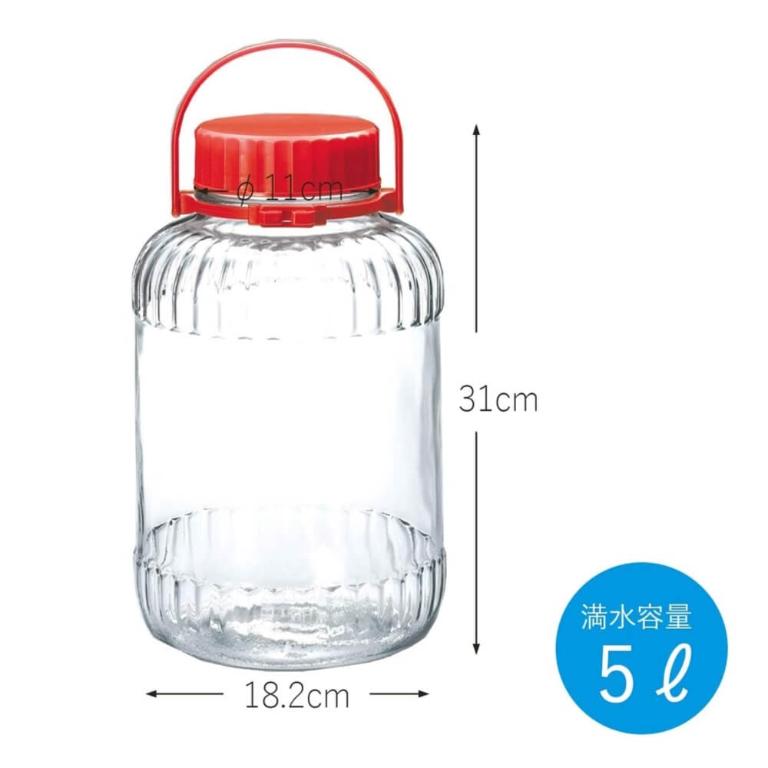 東洋佐佐木 玻璃醃漬儲物罐-2L~8L