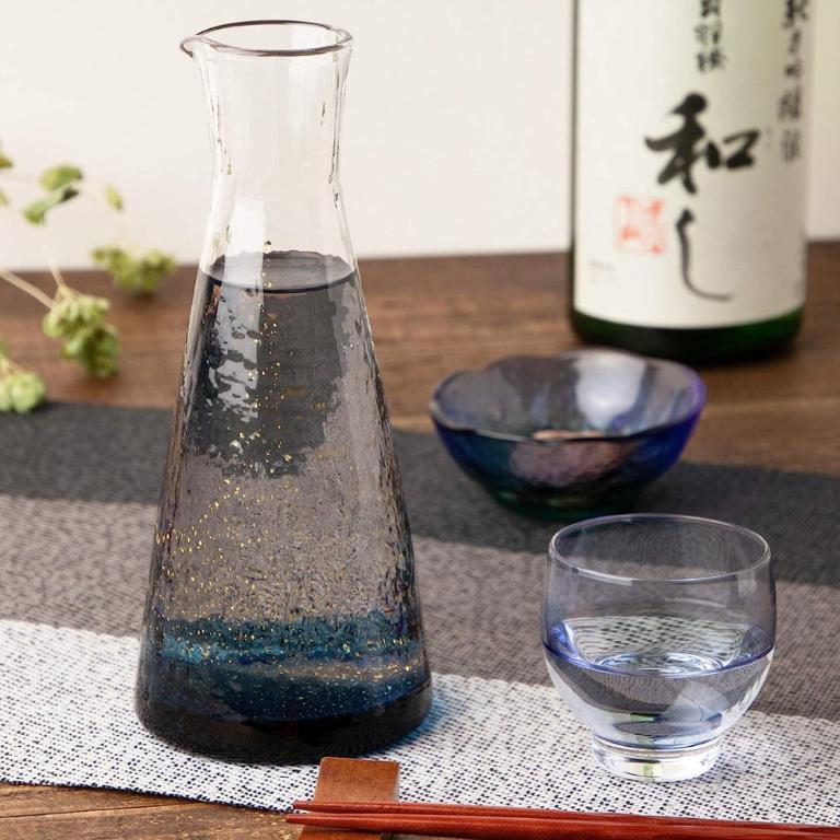 東洋佐佐木 日本八千代窯 金箔冷酒壺300ml-德利