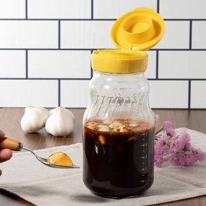 東洋佐佐木 透明玻璃刻度醃漬儲物瓶485ml/930ml