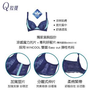 【思薇爾】撩波薔薇天使系列D-F罩涼感抗菌蕾絲集中包覆女內衣(白玫瑰)