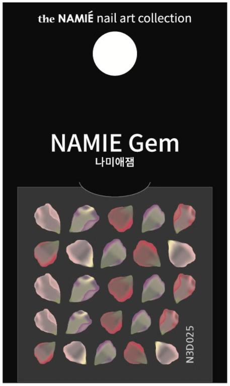 NAMIE Gem 美甲裝飾藝術貼紙 3D 019-027