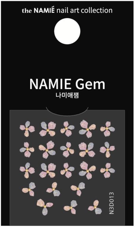 NAMIE Gem 美甲裝飾藝術貼紙 3D 010-018