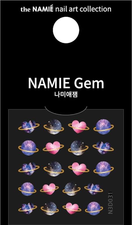 NAMIE Gem 美甲裝飾藝術貼紙 3D 028-036