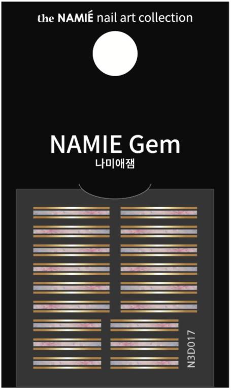 NAMIE Gem 美甲裝飾藝術貼紙 3D 010-018
