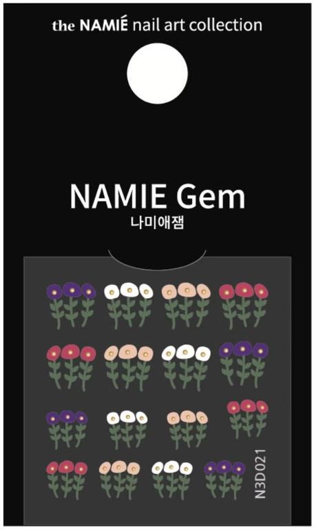 NAMIE Gem 美甲裝飾藝術貼紙 3D 019-027